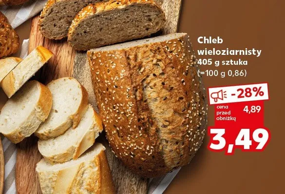 Chleb wieloziarnisty promocja w Kaufland