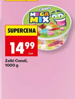 Żelki Mega Mix Candi promocja w Biedronka