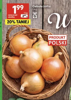 Cebule żółte promocja w Delikatesy Centrum