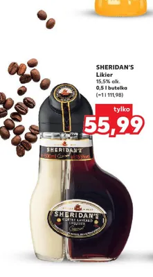 Likier Sheridan's Coffee Layered promocja w Kaufland