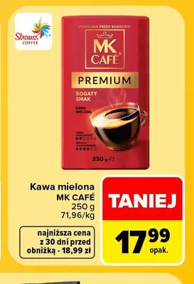 Kawa mielona MK Café promocja w Carrefour Market
