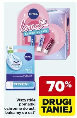 Wszystkie pomadki ochronne do ust, balsamy do ust Nivea promocja w Carrefour