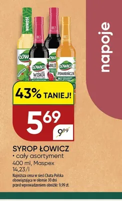 Syrop Łowicz promocja w Chata Polska
