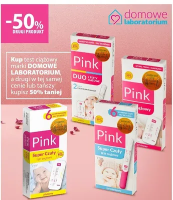 Test ciążowy marki DOMOWE LABORATORIUM promocja w Hebe