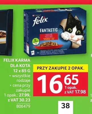 Karma dla kota Felix Fantastic promocja w Selgros