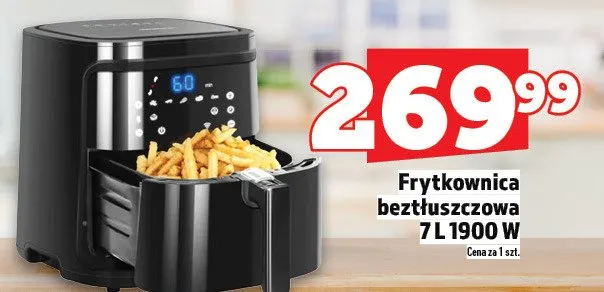 Frytkownica beztłuszczowa 7L I900 W promocja w TOPAZ