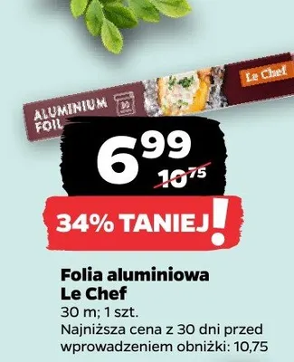 Folia aluminiowa promocja w Netto