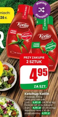 Ketchup Kotlin Pikantny promocja w Dino