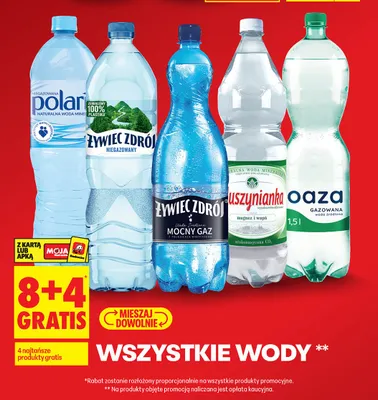 Woda źródlana Oaza Gazowana promocja w Biedronka