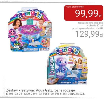 Zestaw kreatywny Aqua Gelz promocja w Smyk