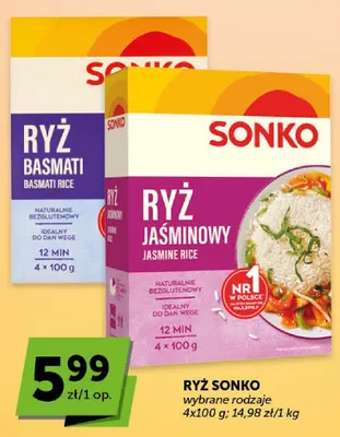 Ryż basmati Sonko promocja w Euro Sklep