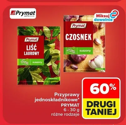 Przyprawa Czosnek Prymat promocja w Carrefour