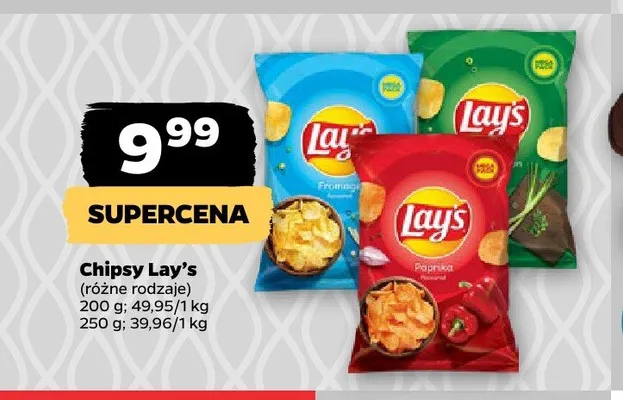 Chipsy Lay's Zielona Cebulka promocja w Netto