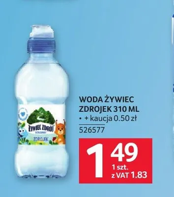 Woda Żywiec Zdrojek 310ml promocja w Selgros