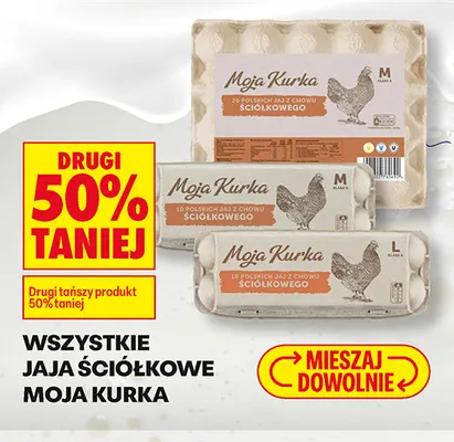 Jajka kurze ściółkowe 10 szt. Moja Kurka promocja w Biedronka