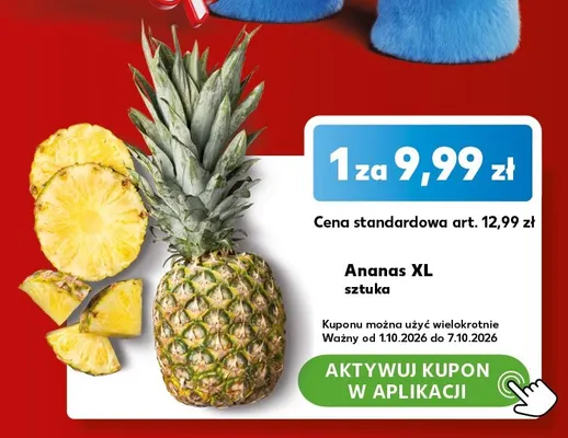 Ananas XL promocja w Kaufland