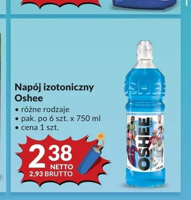 Napój izotoniczny Oshee promocja w Makro