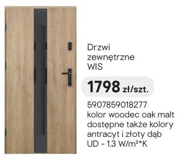 Drzwi zewnętrzne WIS promocja w Castorama