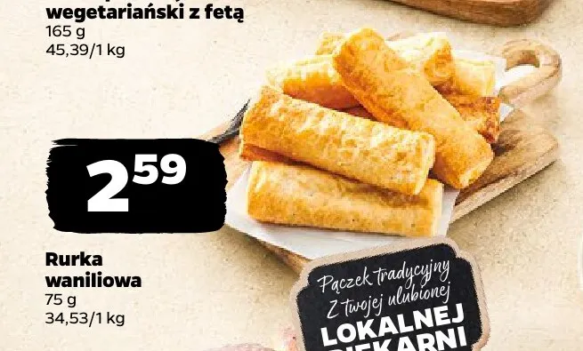 Rurka waniliowa promocja w Netto