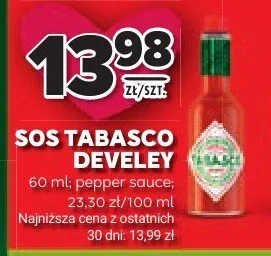 Sos Tabasco  promocja w Stokrotka