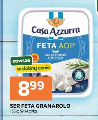 Ser Feta AOP Casa Azzurra promocja w Stokrotka