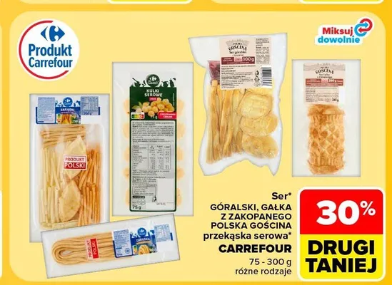 Ser zakąski Carrefour promocja w Carrefour