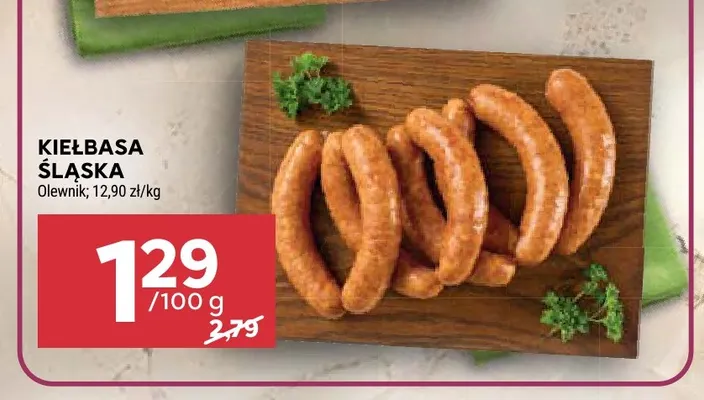 Kiełbasa śląska Olewnik promocja w Stokrotka