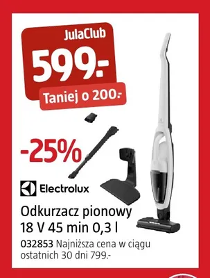 Odkurzacz pionowy Electrolux promocja w Jula