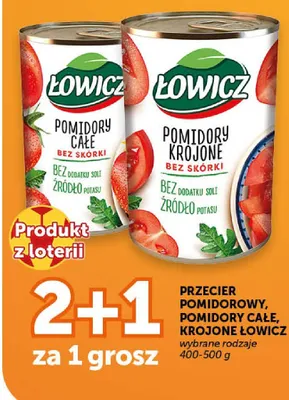 Przecier pomidorowy Łowicz promocja w Groszek