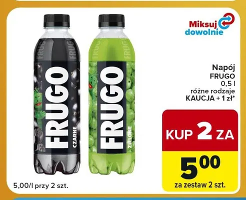 Napój Frugo zielone promocja w Carrefour Express