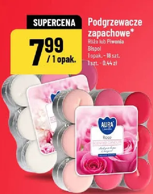 Podgrzewacze zapachowe różne rodzaje (Wanilia, Róża) promocja w POLOmarket