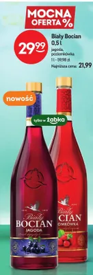 Likier Biały Bocian Jagoda promocja w Żabka