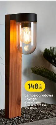 Lampa ogrodowa Lovage promocja w Castorama
