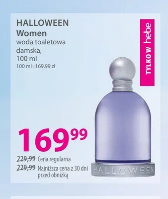 Woda toaletowa damska HALLOWEEN Women promocja w Hebe