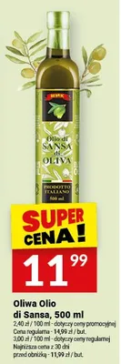 Oliwa Olio di Sansa promocja w Twój Market