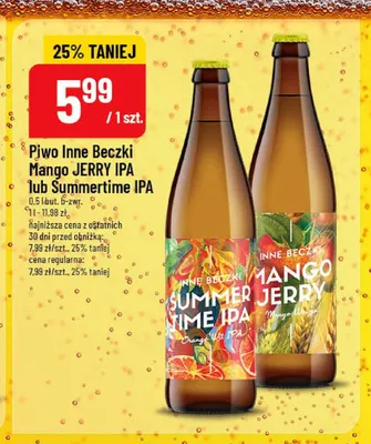 Piwo Inne Beczki Summertime IPA promocja w POLOmarket