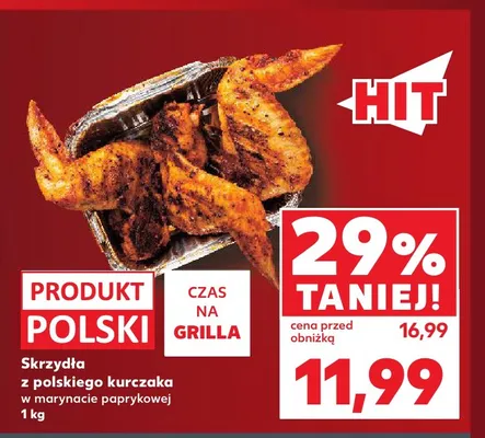 Skrzydła z polskiego kurczaka w marynacie paprykowej promocja w Kaufland