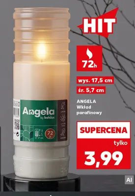 Wkład parafinowy Angela promocja w Kaufland