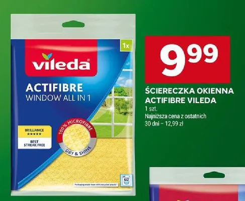 Ściereczka okienna Actifibre promocja w Stokrotka