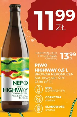 Piwo promocja w Duży Ben