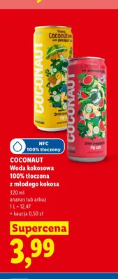 Woda kokosowa Coconaut Ananas promocja w Lidl