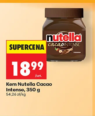 Krem Nutella Cacao Intense promocja w Biedronka