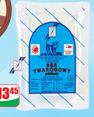 Twaróg półtłusty promocja w Dino