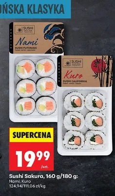 Sushi Nami futomaki promocja w Biedronka