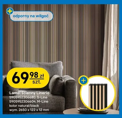 Lamel ścienny Linerio S-Line promocja w Castorama