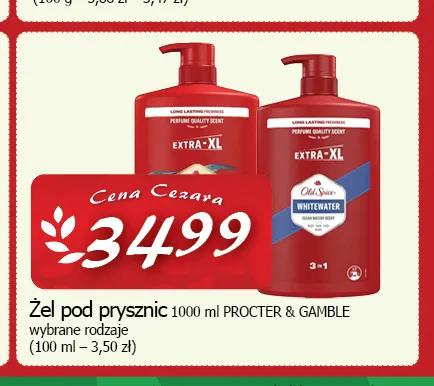 Żel pod prysznic Old Spice Captain promocja w CEZAR Delikatesy