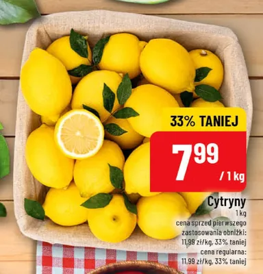 Cytryny promocja w POLOmarket