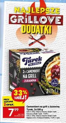 Camembert na grill z żurawiną Turek promocja w Twój Market