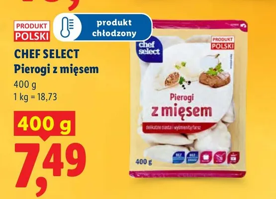 Pierogi z mięsem promocja w Lidl