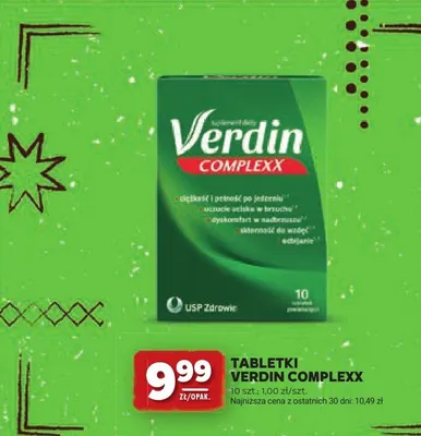 Tabletki Verdin Complexx promocja w Stokrotka